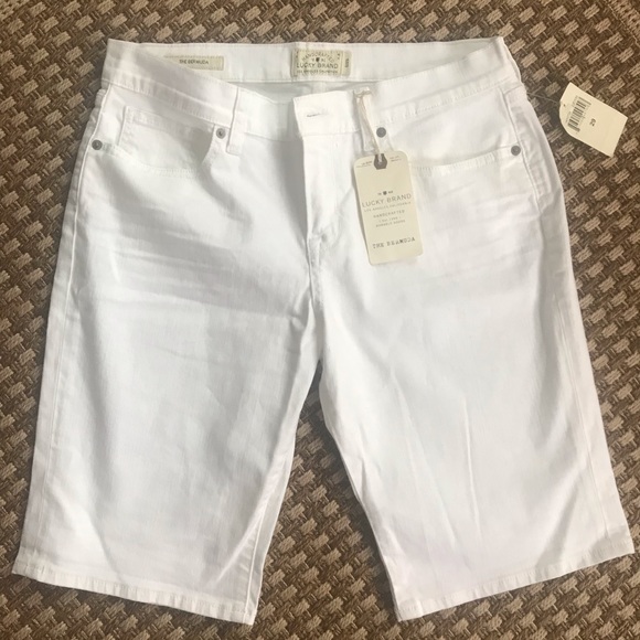 Lucky Brand Pants - Lucky Brand New With Tags White Women’s Size 29 Bermuda Shorts